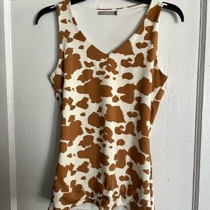Size M Women’s Cow print Tank top